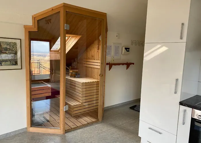 Fernblick Pfalz - Mit Sauna 公寓 Weyher