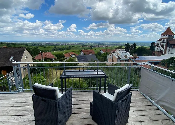 公寓 Fernblick Pfalz - Mit Sauna