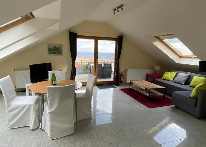 公寓 Fernblick Pfalz - Mit Sauna *