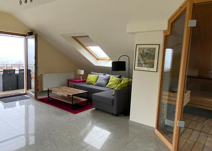 公寓 Fernblick Pfalz - Mit Sauna *